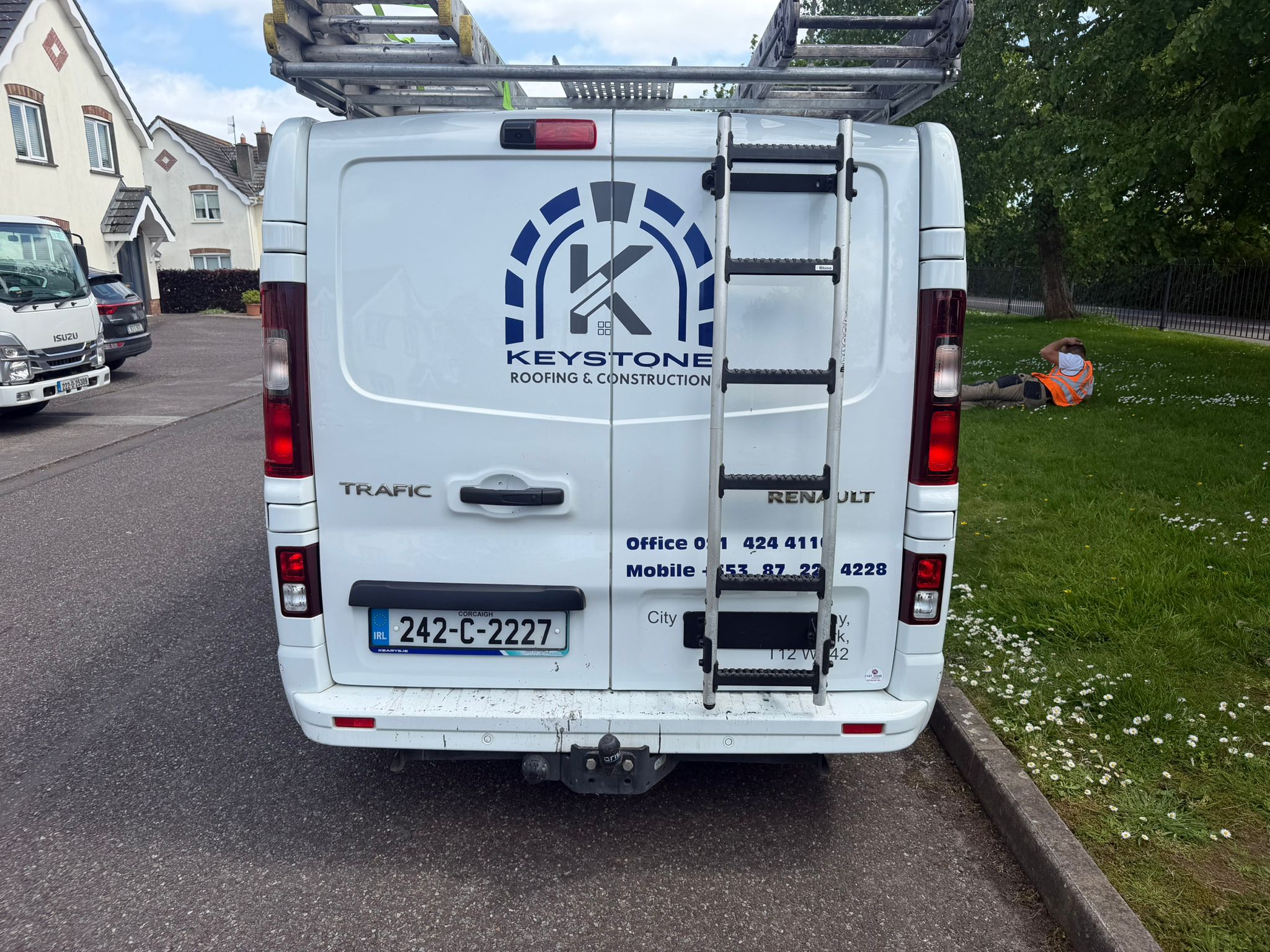 keystone roofing cork van rear - Keystone Roofing Cork